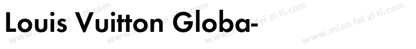 Louis Vuitton Globa字体转换